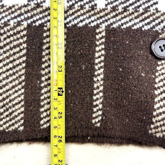 Cato Brown White Plaid Cardigan NWT Womens Size XL - Picture 14 of 16